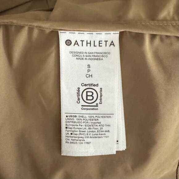 Athleta - Windout Rain Coat in Tan - Picture 7 of 8